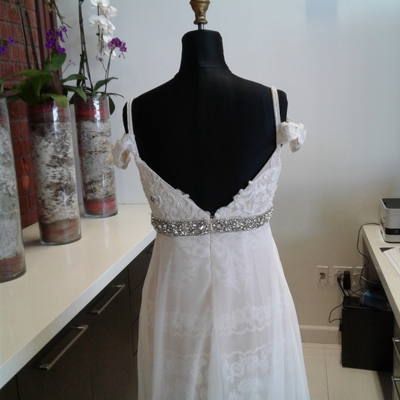 Sherri Hill 50927 Ivory/Nude - Picture 4 of 4